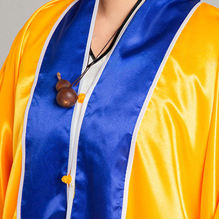 Kimono unisex taoísta de manga larga y ancha con bordado de grulla Wudang y Buddha Stones para ceremonia de Qigong y Tai Chi - image 13