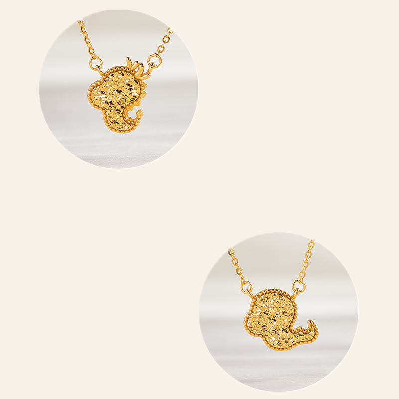 Collar con colgante de cadena con diseño de moneda de plata de ley 925 con Buddha Stones, año del Caballo, zodiaco chino - image 35