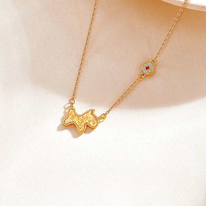 Collar con colgante de cadena con diseño de moneda de plata de ley 925 con Buddha Stones, año del Caballo, zodiaco chino - image 5