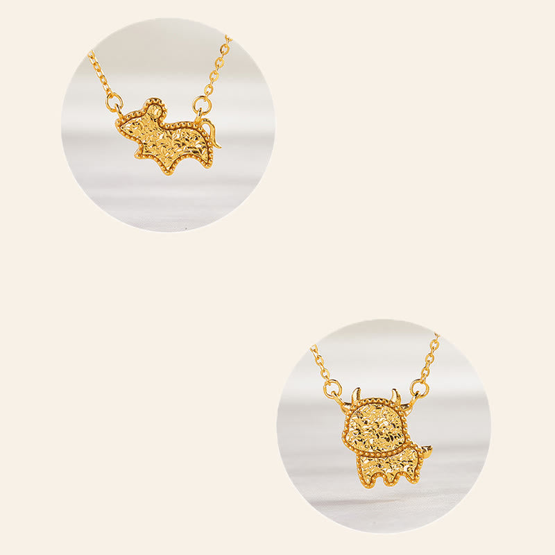 Collar con colgante de cadena con diseño de moneda de plata de ley 925 con Buddha Stones, año del Caballo, zodiaco chino - image 33