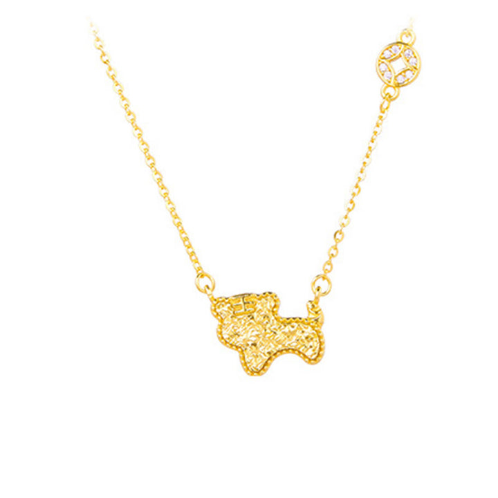 Collar con colgante de cadena con diseño de moneda de plata de ley 925 con Buddha Stones, año del Caballo, zodiaco chino - Tigre - Plata (Bendición ♥ Protección) - image 15