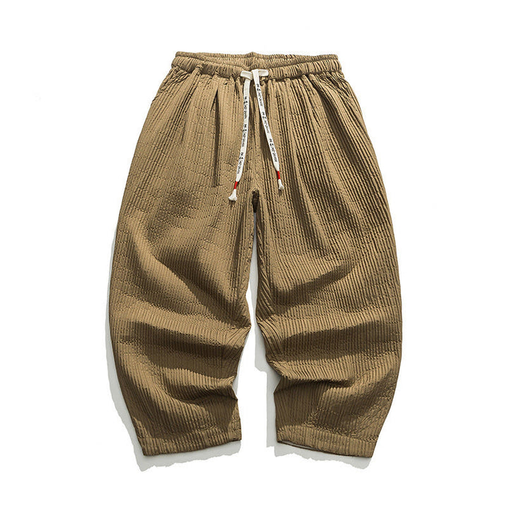 Pantalones harén con cordón ajustable de color liso para hombre, hasta el tobillo, con bolsillos y estampado de Buddha Stones Fall - image 22