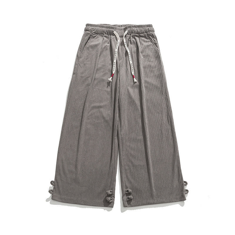 Pantalones rectos de algodón con botones y bolsillos para hombre, diseño de Buddha Stones, otoño e invierno. - image 14