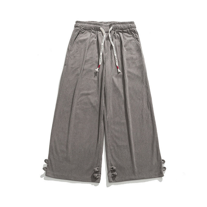 Pantalones rectos de algodón con botones y bolsillos para hombre, diseño de Buddha Stones, otoño e invierno. - image 14