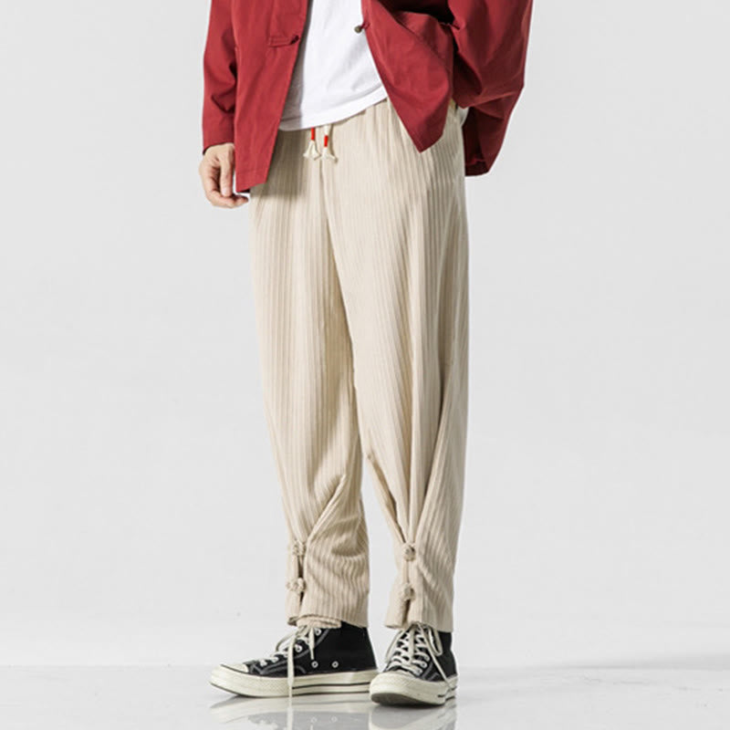 Pantalones rectos de algodón con botones y bolsillos para hombre, diseño de Buddha Stones, otoño e invierno. - image 16