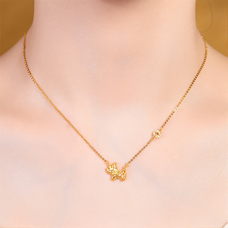 Collar con colgante de cadena con diseño de moneda de plata de ley 925 con Buddha Stones, año del Caballo, zodiaco chino - image 30