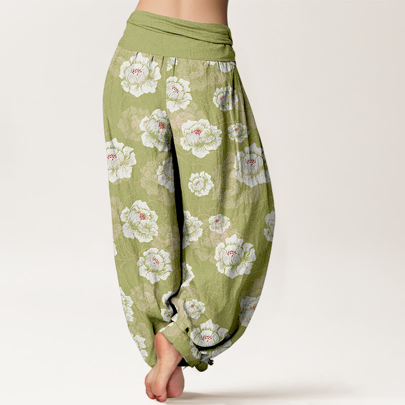 Pantalones Buddha Stones para mujer, cintura elástica - image 9