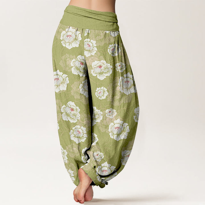 Pantalones Buddha Stones para mujer, cintura elástica - image 9