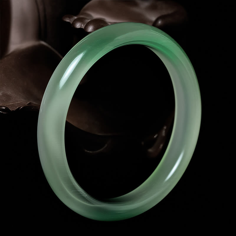 Pulsera fina de apoyo a la paz con Buddha Stones, crisoberilo y ojo de gato - image 1