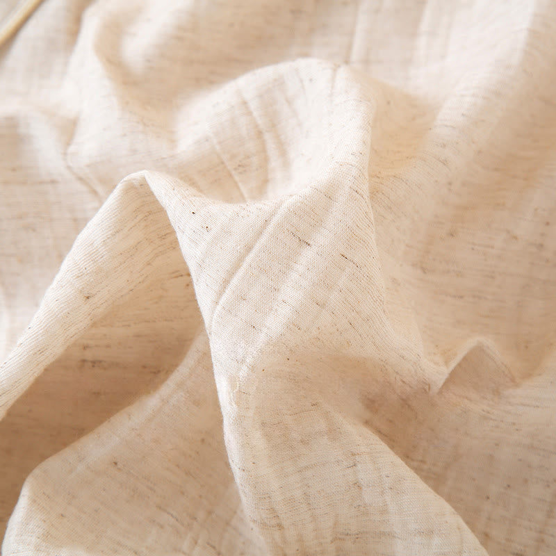 Conjunto de pijama de algodón con Buddha Stones, 2 piezas, estampado floral colorido, mariposa, manga larga, cuello en V, pantalones y bolsillos - image 3