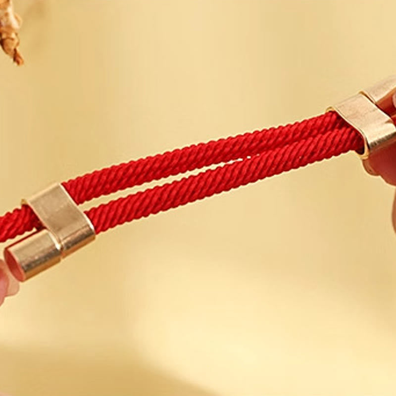 Colgante de metal con Buddha Stones, hilo rojo, paz, alegría, bendición, protección, collar ajustable para gatos y perros pequeños. - image 4
