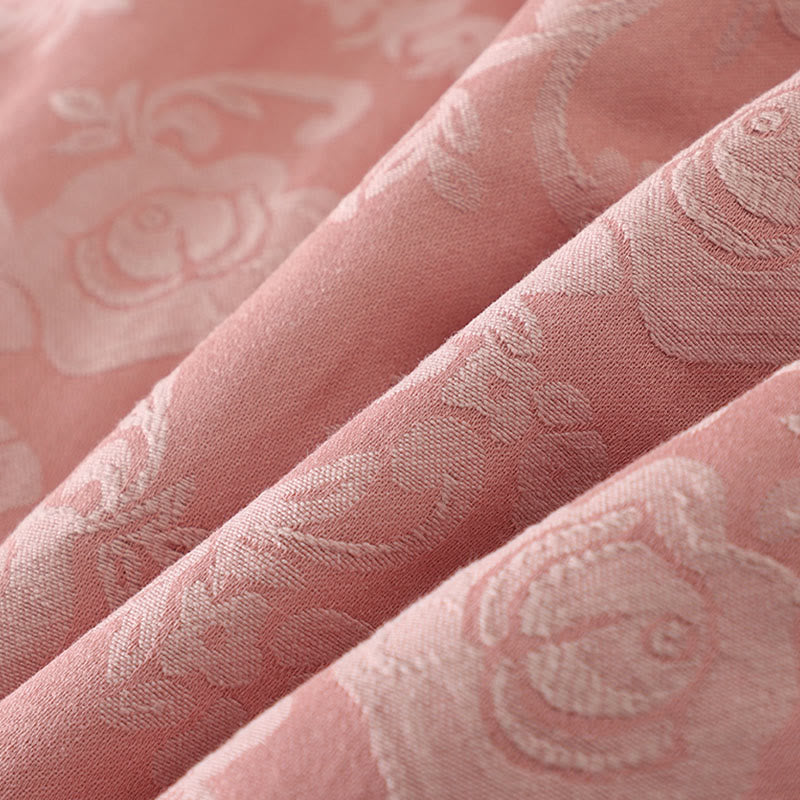 Chaleco sin mangas de algodón para mujer con estampado de flores y Buddha Stones y botones de rana - image 9