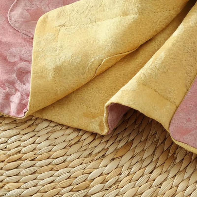 Chaleco sin mangas de algodón para mujer con estampado de flores y Buddha Stones y botones de rana - image 13