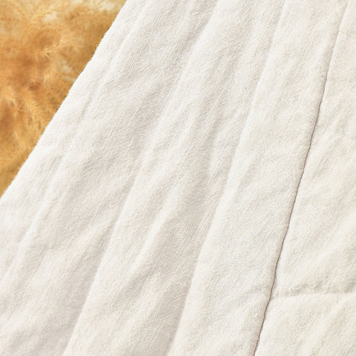 Pantalones gruesos de algodón liso Buddha Stones para mujer, tallas 7-8, con bolsillos - image 8