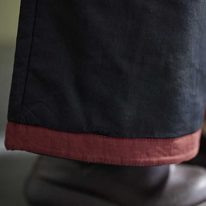 Pantalones casuales de pierna ancha con bolsillos para mujer de Buddha Stones - image 8