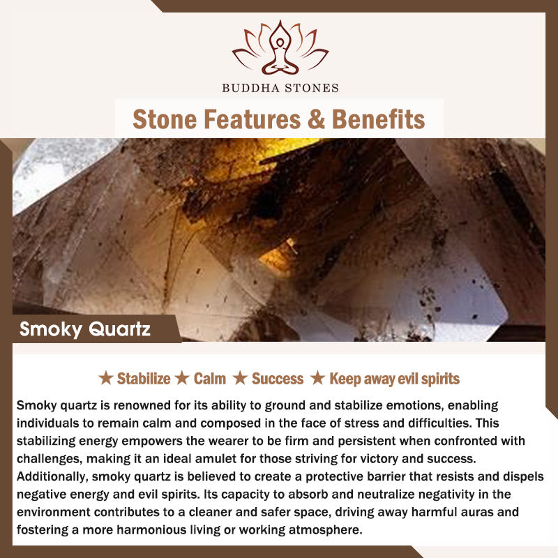 Collar con colgante de fuerza de cristal rosa, cuarzo fresa, granate, aguamarina y obsidiana negra de Buddha Stones - image 2