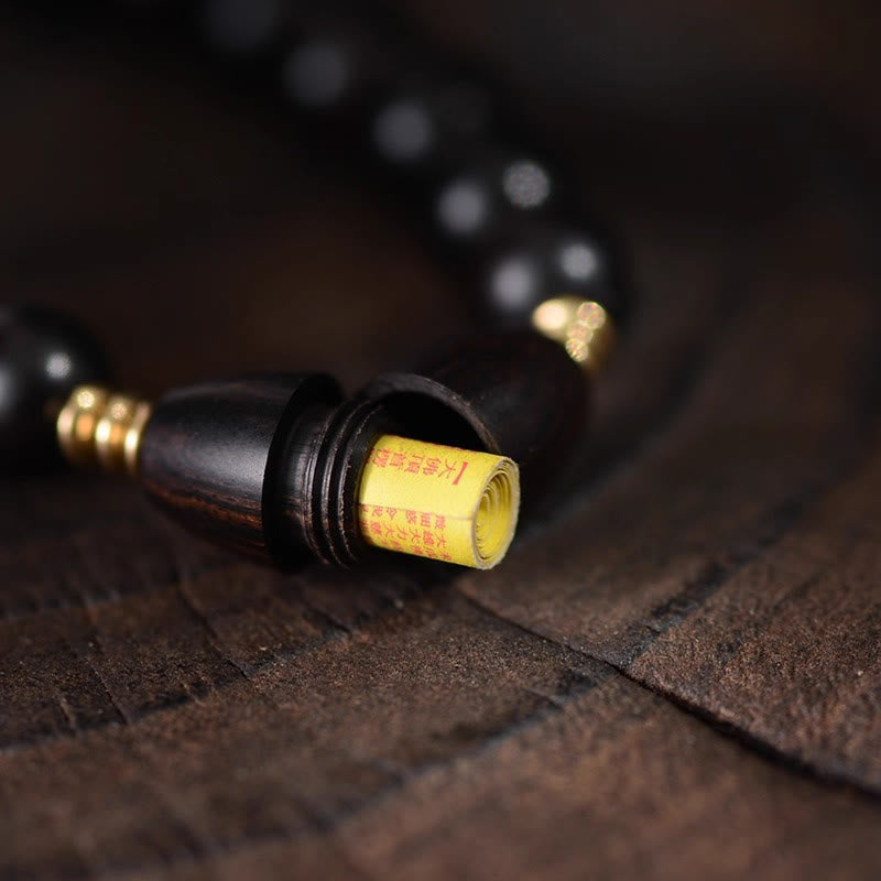 Pulsera de protección con Buddha Stones y pergaminos de sutra y bendiciones - image 8