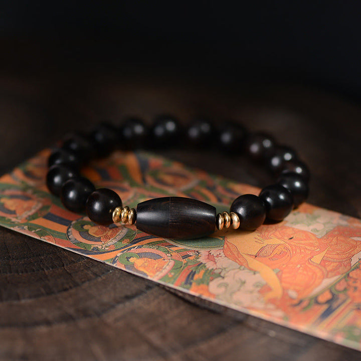 Pulsera de protección con Buddha Stones y pergaminos de sutra y bendiciones - 16-17 cm - image 0