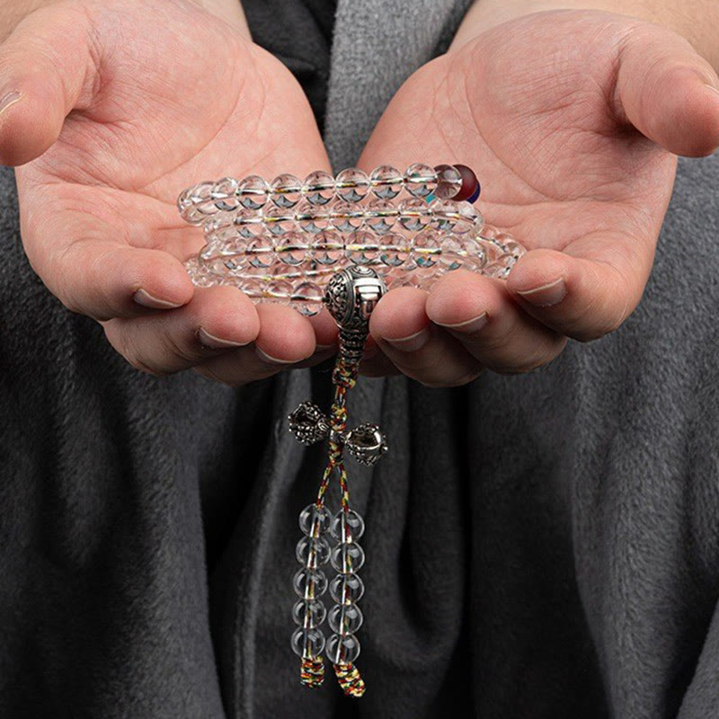 Amuleto Vajra de Buddha Stones Liuli, 108 Cuentas, Poder Espiritual, Fuerza, Mala - Liuli - image 1