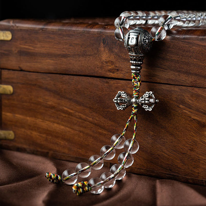 Amuleto Vajra de Buddha Stones Liuli, 108 Cuentas, Poder Espiritual, Fuerza, Mala - image 16