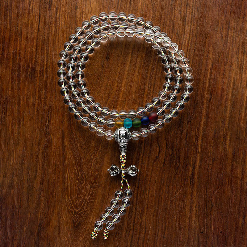 Amuleto Vajra de Buddha Stones Liuli, 108 Cuentas, Poder Espiritual, Fuerza, Mala - image 5