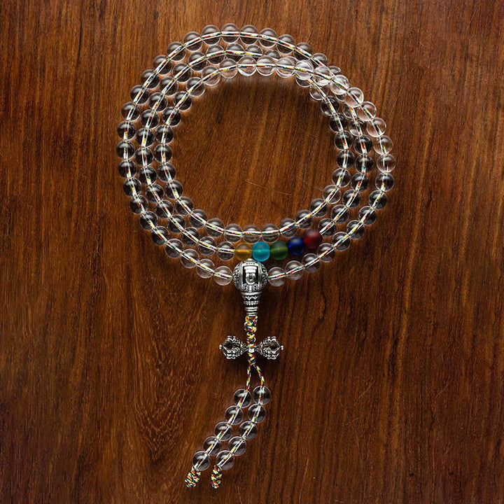 Amuleto Vajra de Buddha Stones Liuli, 108 Cuentas, Poder Espiritual, Fuerza, Mala - image 5