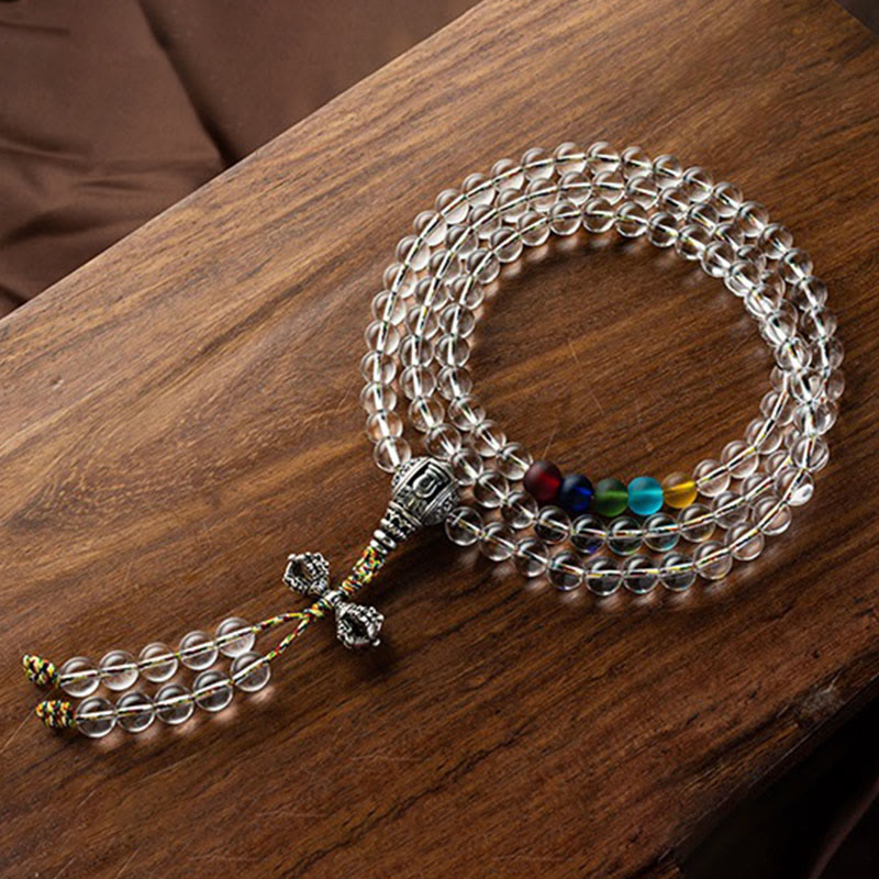 Amuleto Vajra de Buddha Stones Liuli, 108 Cuentas, Poder Espiritual, Fuerza, Mala - image 4