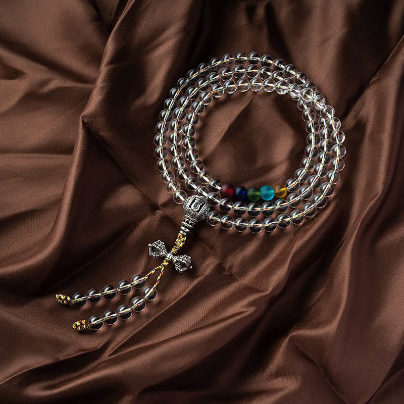 Amuleto Vajra de Buddha Stones Liuli, 108 Cuentas, Poder Espiritual, Fuerza, Mala - image 0