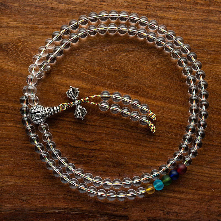 Amuleto Vajra de Buddha Stones Liuli, 108 Cuentas, Poder Espiritual, Fuerza, Mala - image 7