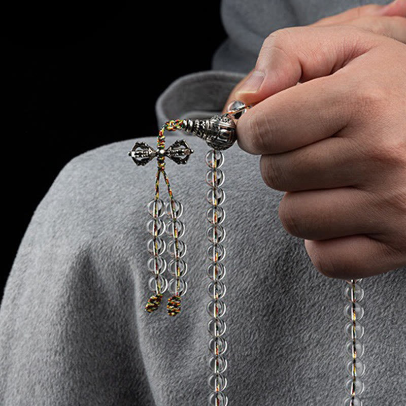 Amuleto Vajra de Buddha Stones Liuli, 108 Cuentas, Poder Espiritual, Fuerza, Mala - image 15