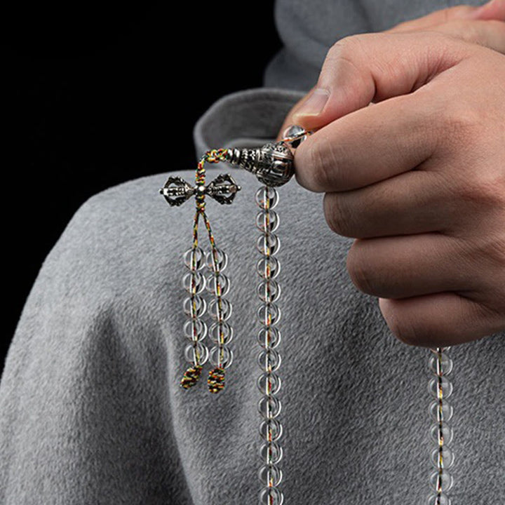 Amuleto Vajra de Buddha Stones Liuli, 108 Cuentas, Poder Espiritual, Fuerza, Mala - image 15