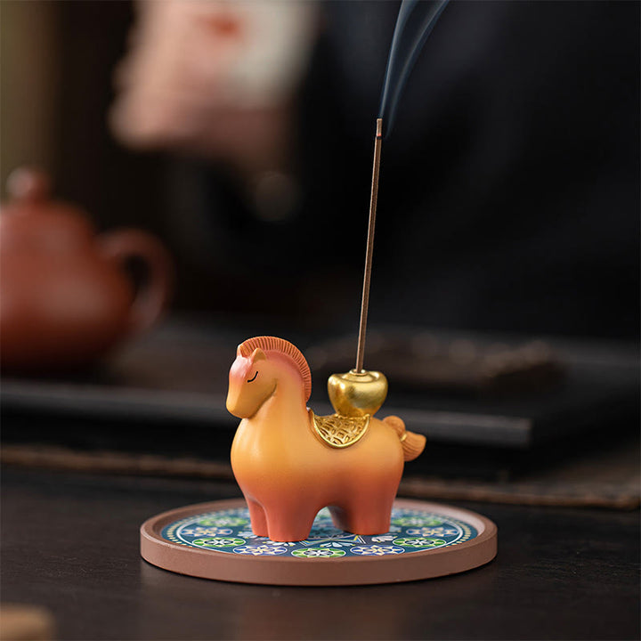 Buddha Stones para el Año del Caballo 2026, atrae la riqueza, decoración del hogar y quemador de incienso. - image 4