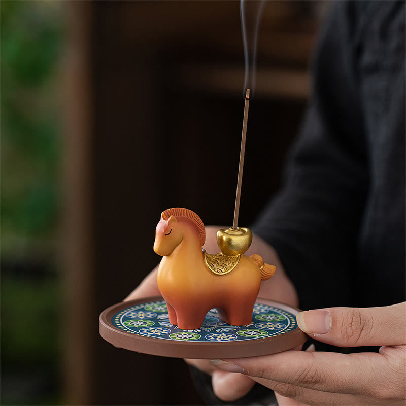 Buddha Stones para el Año del Caballo 2026, atrae la riqueza, decoración del hogar y quemador de incienso. - image 5