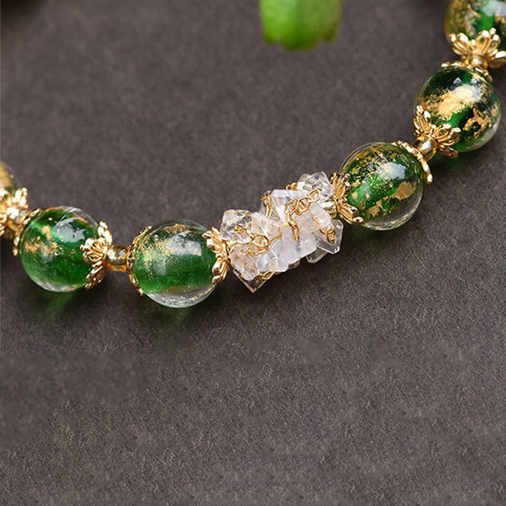 Pulsera de plata de ley 925 con cristales de Buddha Stones y cobre para alejar los malos espíritus. - image 14