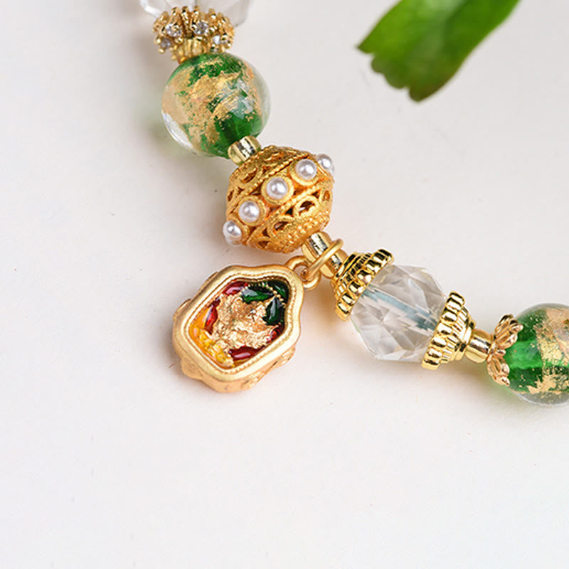 Pulsera de plata de ley 925 con cristales de Buddha Stones y cobre para alejar los malos espíritus. - image 13