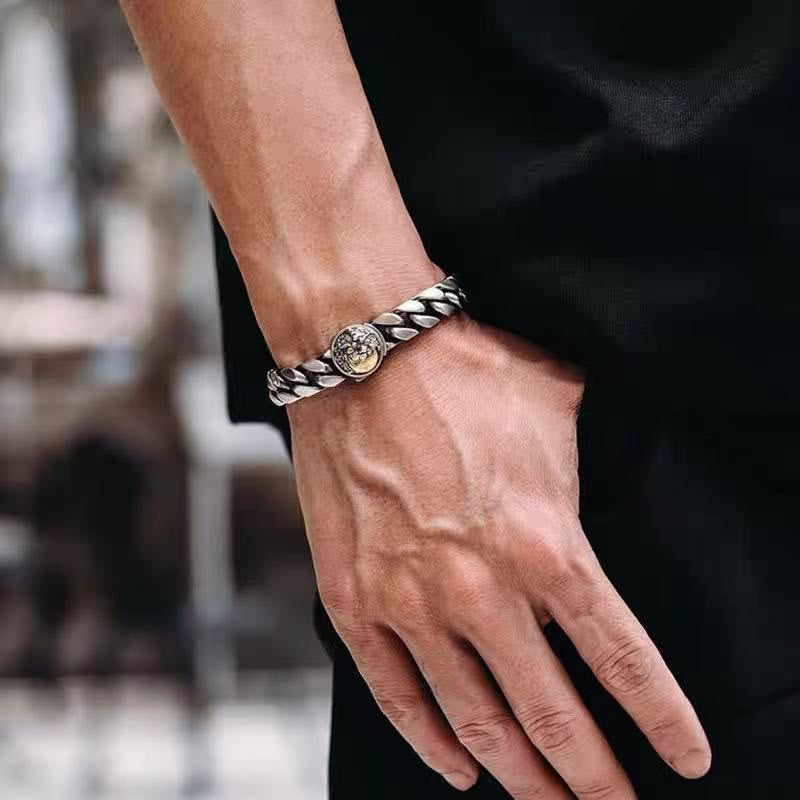 Pulsera de cobre con Buddha Stones y Pixiu para la riqueza y la suerte - image 9