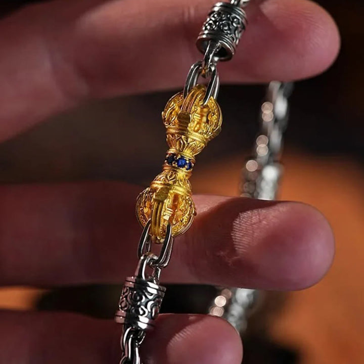 Pulsera de cobre con Buddha Stones para la suerte - image 4