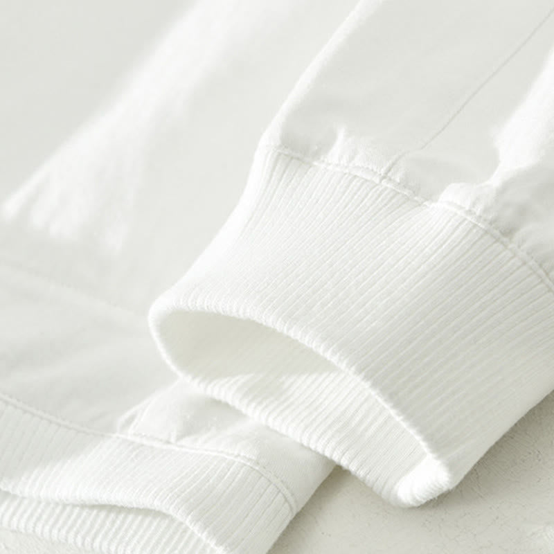 Camisa de algodón de manga larga con cuello alto y botones para hombre, color liso, con Buddha Stones - image 17