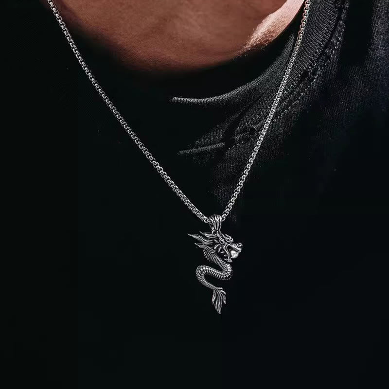 Colgante de cobre con Buddha Stones y dragón para la suerte - image 3