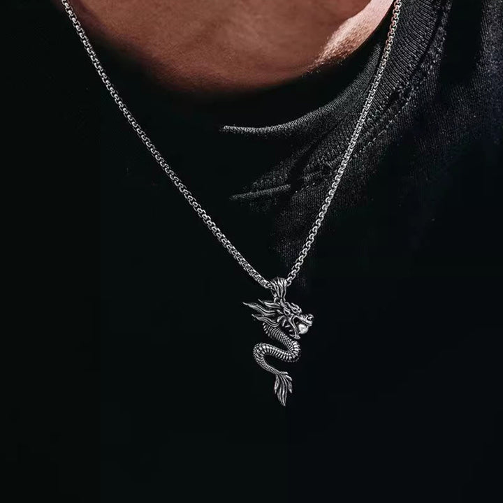 Colgante de cobre con Buddha Stones y dragón para la suerte - image 3