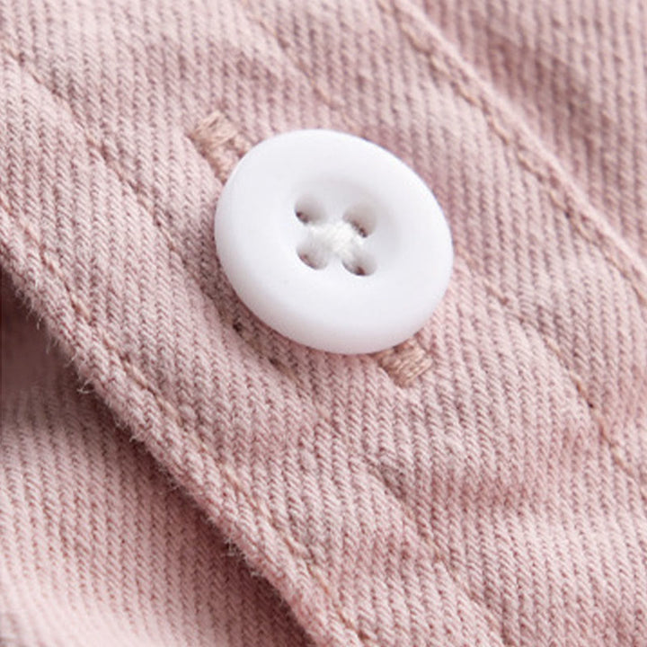 Camisa de algodón de manga larga para hombre con cuello alto, botones lisos y bolsillo decorativo con Buddha Stones - image 5