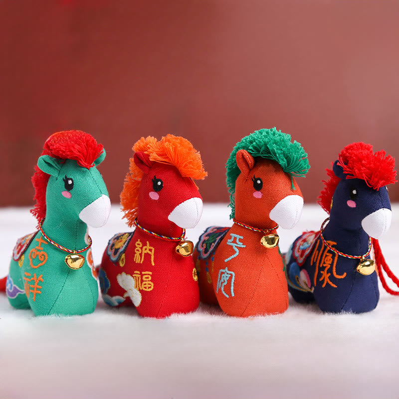 Buddha Stones del Año del Caballo, hilo rojo de cobre, personaje Fu, decoración del hogar - image 23