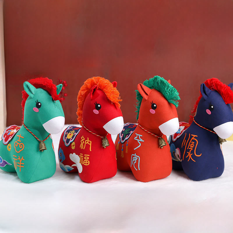 Buddha Stones del Año del Caballo, hilo rojo de cobre, personaje Fu, decoración del hogar - image 19