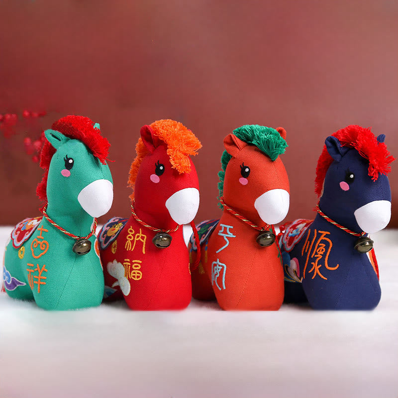 Buddha Stones del Año del Caballo, hilo rojo de cobre, personaje Fu, decoración del hogar - image 22