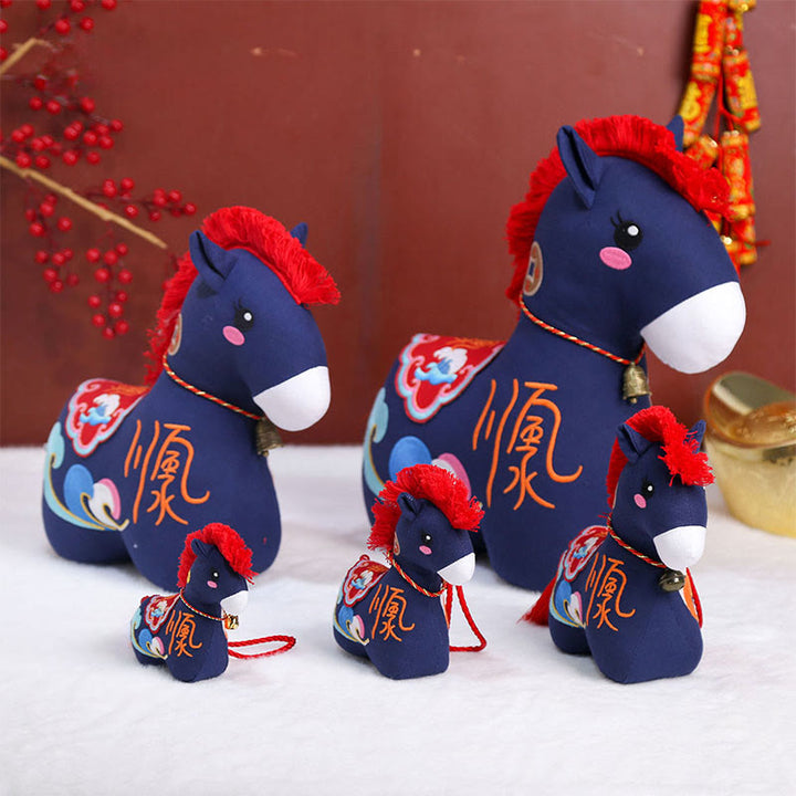 Buddha Stones del Año del Caballo, hilo rojo de cobre, personaje Fu, decoración del hogar - image 15