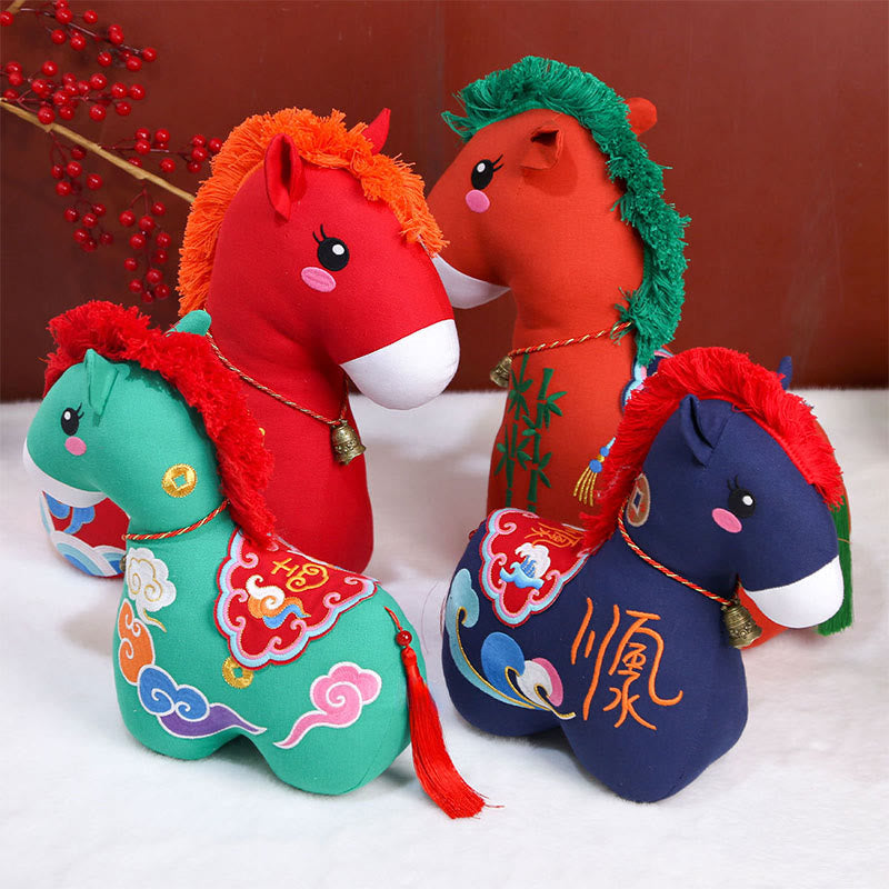 Buddha Stones del Año del Caballo, hilo rojo de cobre, personaje Fu, decoración del hogar - image 20