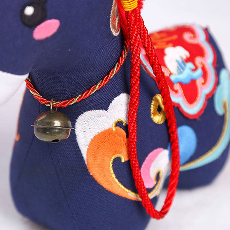 Buddha Stones del Año del Caballo, hilo rojo de cobre, personaje Fu, decoración del hogar - image 12