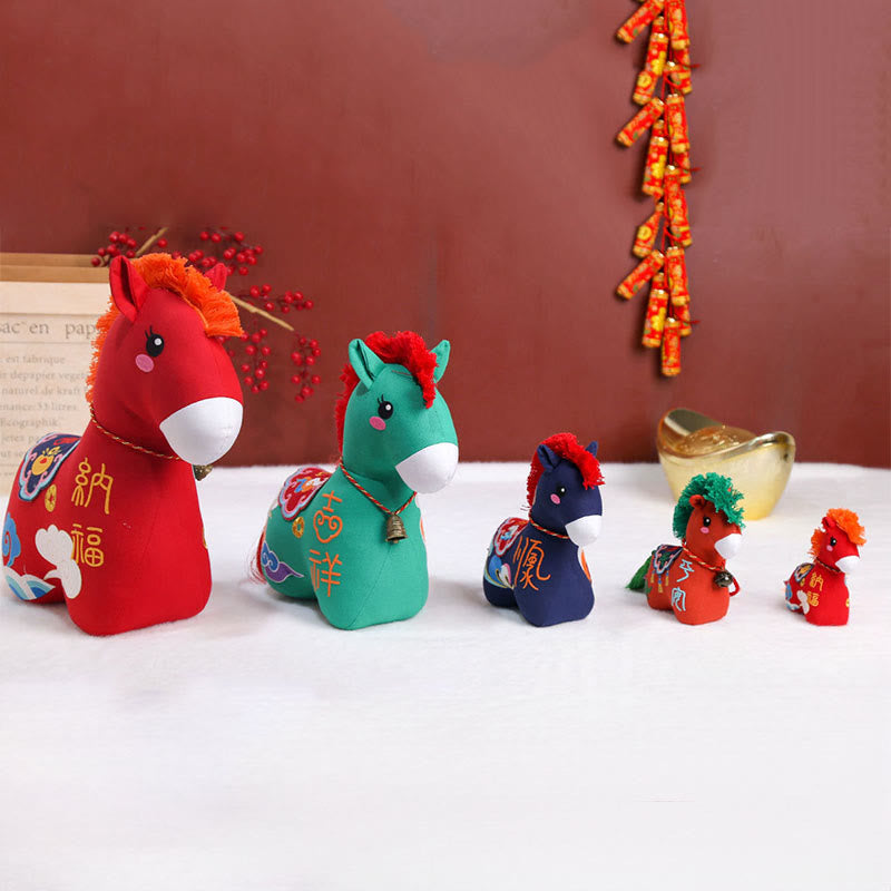 Buddha Stones del Año del Caballo, hilo rojo de cobre, personaje Fu, decoración del hogar - image 24