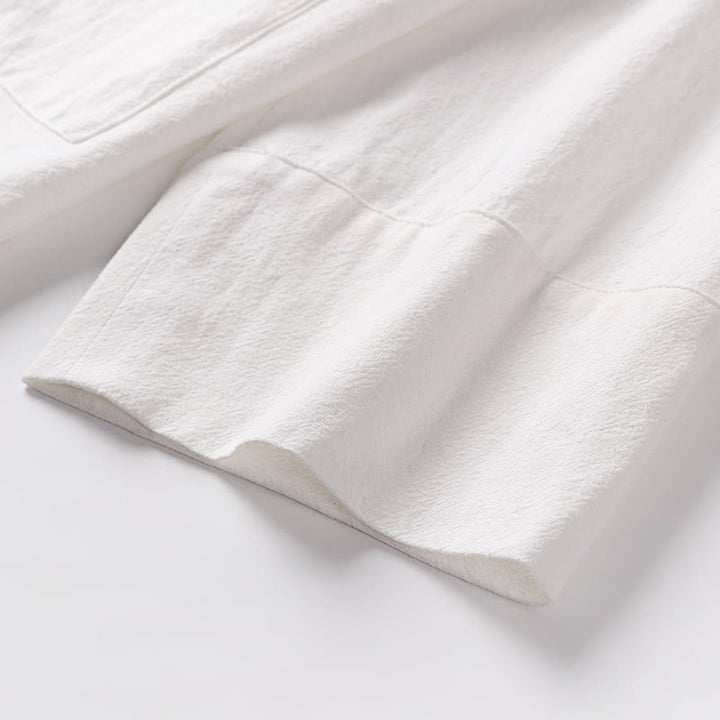 Conjunto de 2 piezas de kimono de algodón con cordones y pantalones anchos hasta los tobillos con bolsillos para hombre , con Buddha Stones - image 26