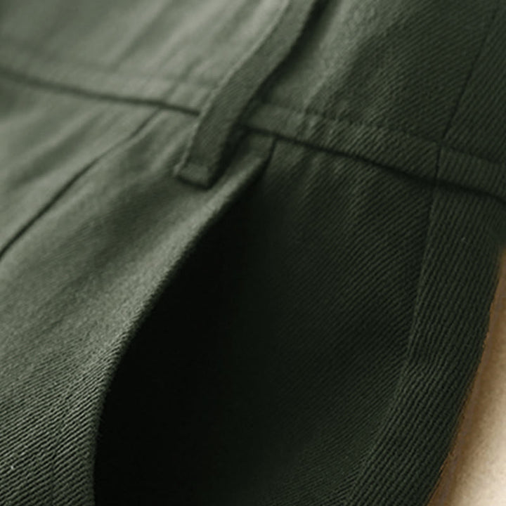 Falda de algodón lisa con bolsillos para mujer Buddha Stones - image 2